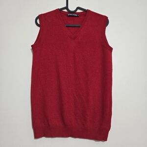 Woolovers Merino Wool and Cashmere Pullover Sleeveless Sweater Vest XS